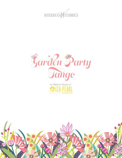 Garden Party Tango Project Lookbook by Melissa Ybarra of Iza Pearl Design