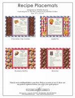 Recipe Placemats by Whistler Studios