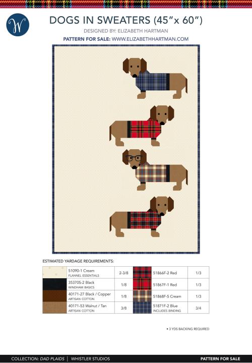 Dogs in Sweaters (45 x 60)