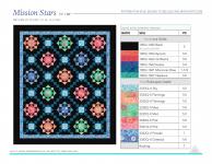Mission Stars by www.bound-to-be-quilting.myshopify.com