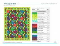 Batik Squares by GOURMETQUILTER.COM