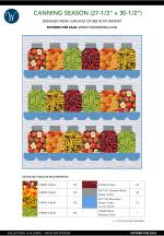 Canning Season (27-1/2 x 30-1/2) by Lori Holt of Bee in my Bonnet