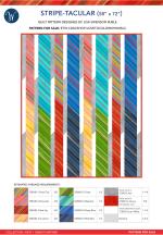 Stripe-tacular (58 x 72) by Lisa Swenson Ruble