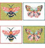 Bee and Butterfly Placemats (WM) by Sally Kelly