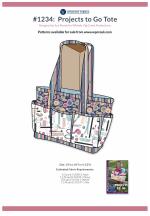 #1234 Projects To-Go Tote (13 x 10 x 4-1/2) by Sue Marsh
